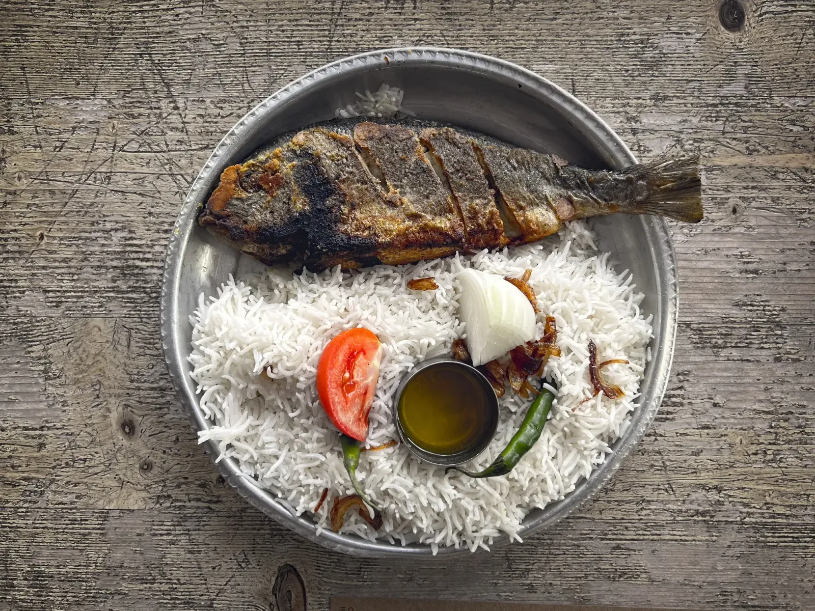 Samak Mashwi by Mr. Wanderer Samak Mashwi, overhead shot.