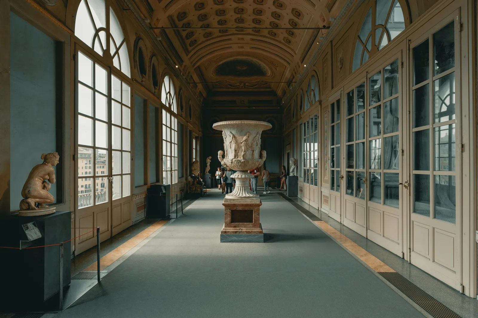 A sculpture in the Uffizi Gallery, Florence  [ IG: @clay.banks ]