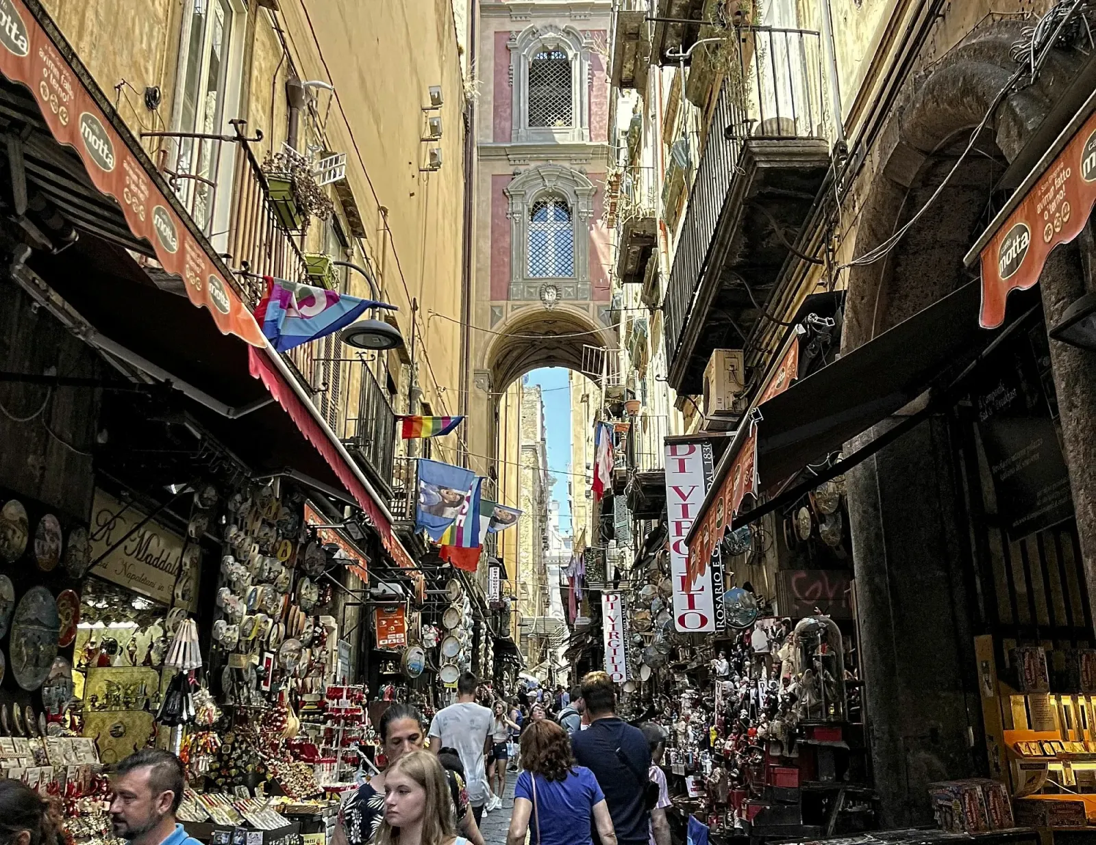 Spaccanapoli by Mr. Wanderer Via S. Gregorio Armeno ("Christmas Street") off of Spaccanapoli in Naples.