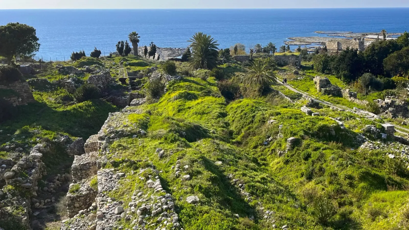 Byblos Palace by Mr. Wanderer Vibrant greenery overlooking the Mediterranean Sea