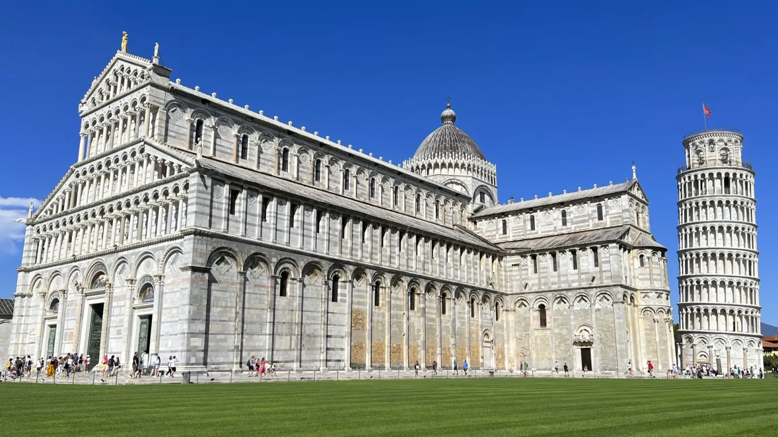 Pisa complex by Mr. Wanderer Baptistry and leaning tower of Pisa together.