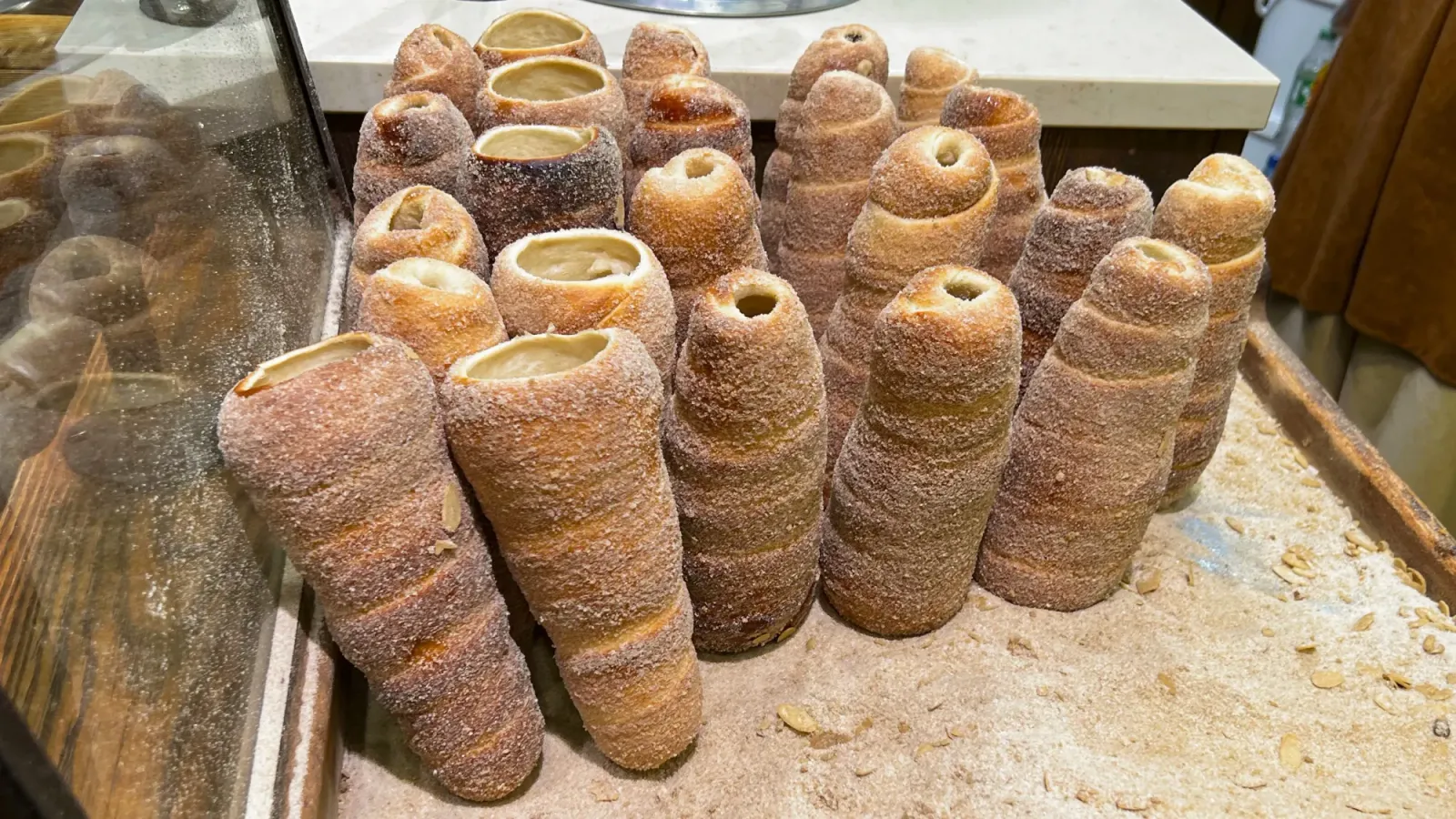 Chimney Cakes by Mr.Wanderer Chimney cakes covered in cinnamon sugar