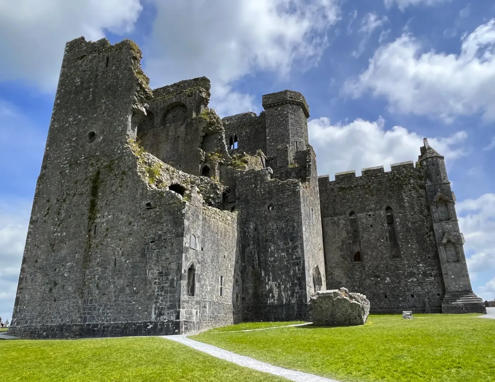 Rock of Cashel by Mrs. Wanderer Stony ruins of St. Patrick's