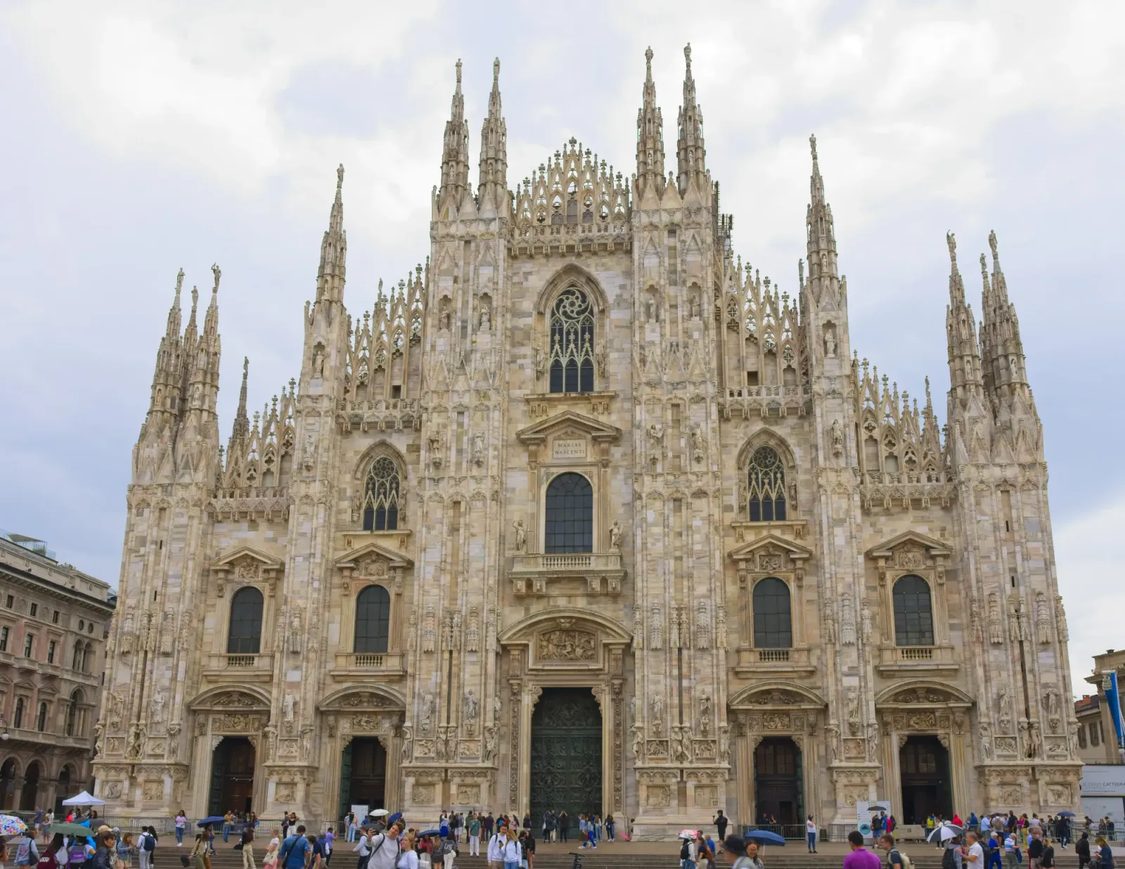 Milan Duomo by Mr. Wanderer Ornate facade of the Milan Cathedral
