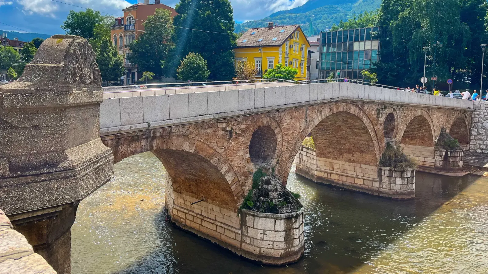 Latin Bridge by Mr. Wanderer Brick bridge with four arches