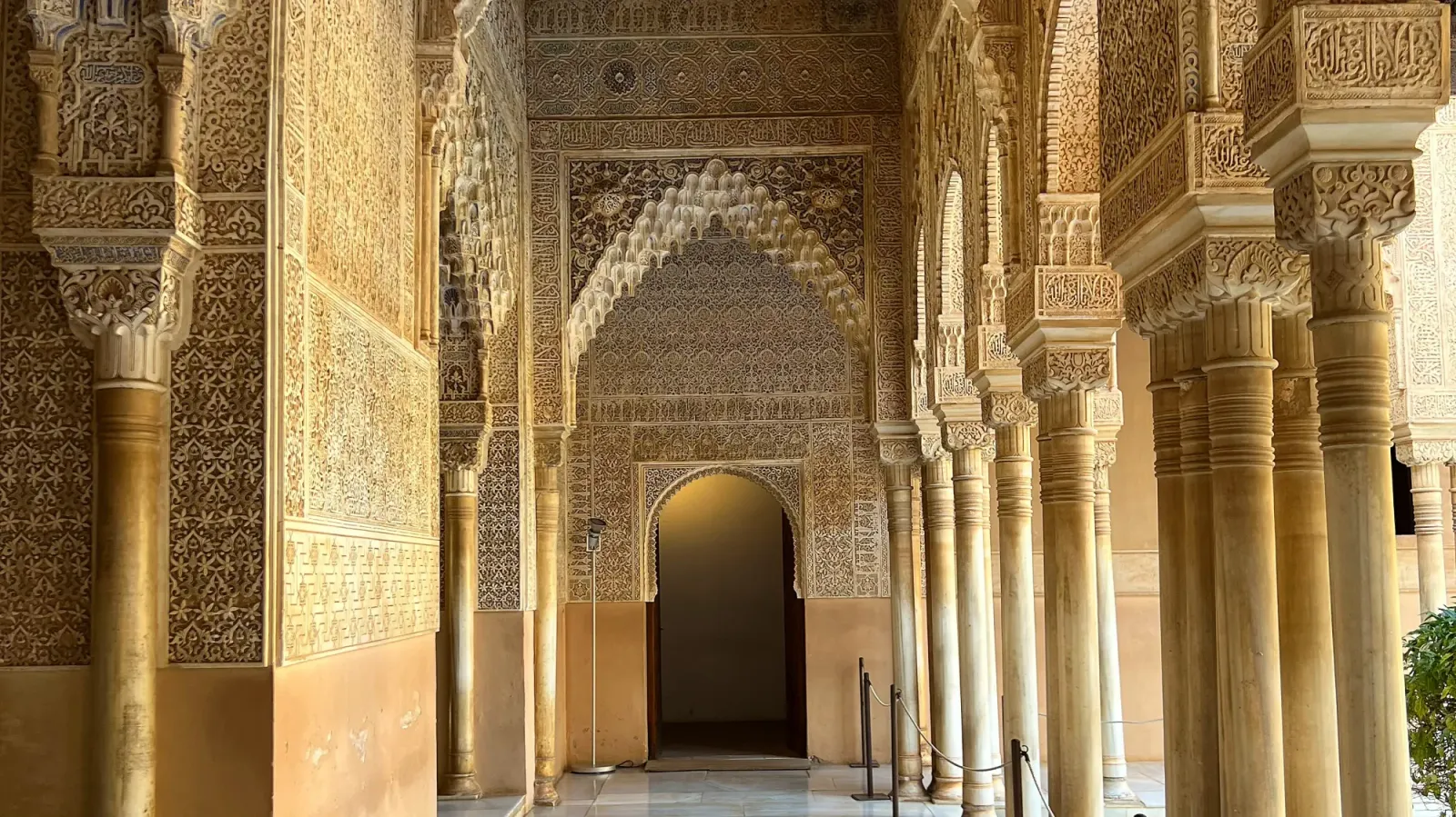 Alhambra Hallway by Mrs. Wanderer Tiled hallway in moorish style