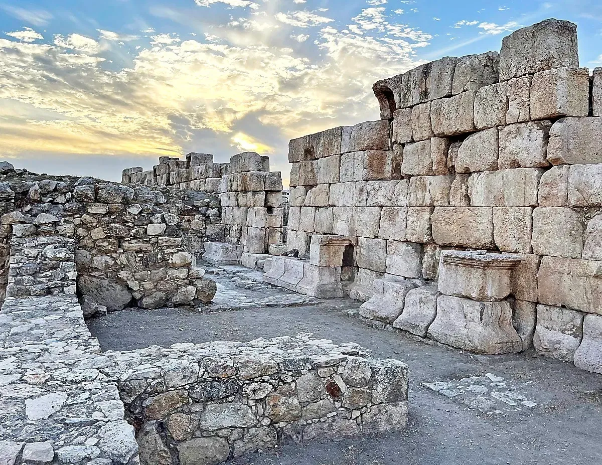 Citadel Ruins by Mr. Wanderer Dilapidated stones against a setting sun