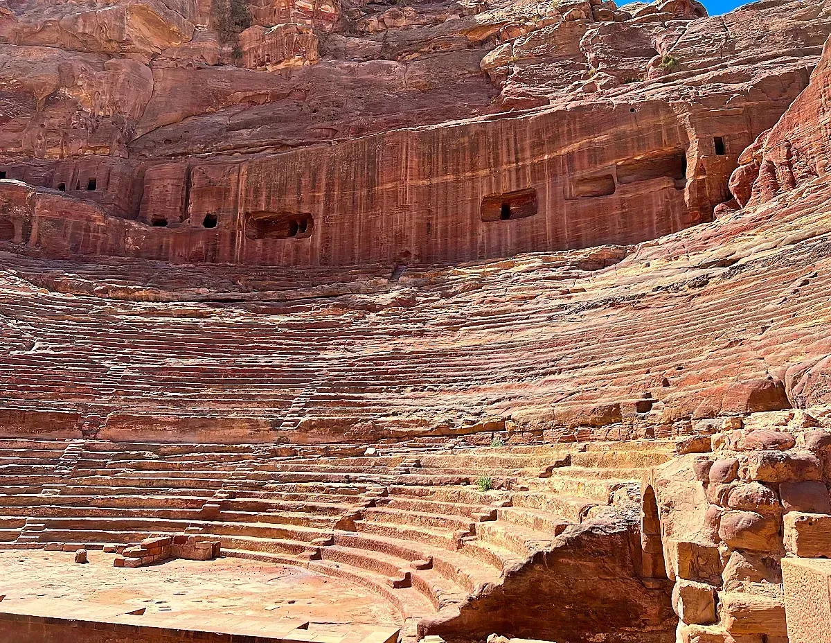 Petra Theater by Mrs. Wanderer Red rock theater carved into the environment